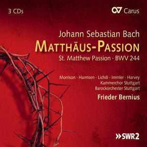 Hannah Morrison&Sophie Harmsen&Tilman Lichdi&Peter Harvey&Barockorchester Stuttgart&Kammerchor Stuttgart&Frieder Bernius《J.S. Bach: Matthäus-Passion, BWV 244 / Pt. 2 - No. 67, Nun ist der Herr zur Ruh gebracht - Mein Jesu, gute Nacht》[MP3_LRC]