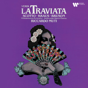 Philharmonia Orchestra&Riccardo Muti&Alfredo Kraus&Ambrosian Opera Chorus&Henry Newman&Renata Scotto&Richard Van Allan&Roderick Kennedy&Sarah Walker《Brindisi. "Libiamo ne' lieti calici" (Alfredo, Violetta, Flora, d'Orbigny, Douphol, Grenvil, Coro)》[MP3_LRC]