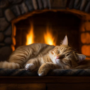 Tecnología ambiental&Cubiertas ambientales&Estudio de música para gatos - Melodías Tranquilas De Gato Y Fuego
