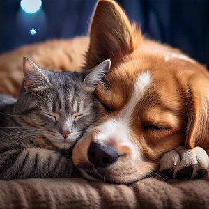 Canciones de amor instrumentales&Asistente para la calma animal&Sonidos para seres en paz - Sonidos Relajantes Nocturnos Para Mascotas