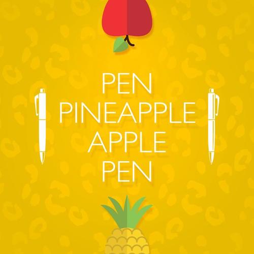 pen pineapple apple pen