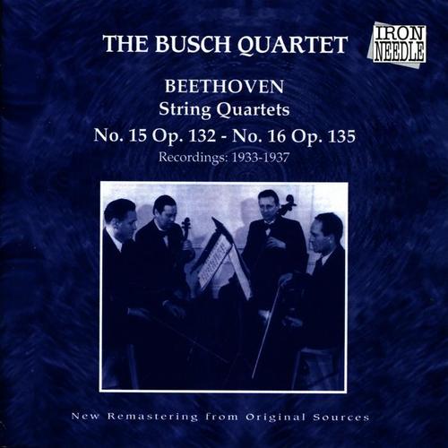 String Quartet No. 15 in A Minor， Op. 132: I. Assai sostenuto. Allegro - The Busch Quartet