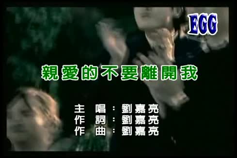 刘嘉亮《亲爱的不要离开我》