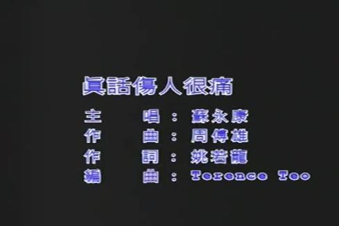 苏永康 - 真话伤人很痛